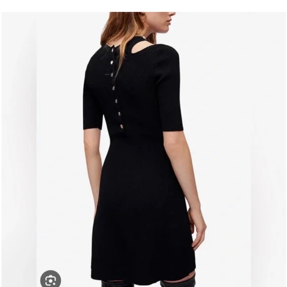 Maje Ribbed Knit Dress - Picture 5 of 7